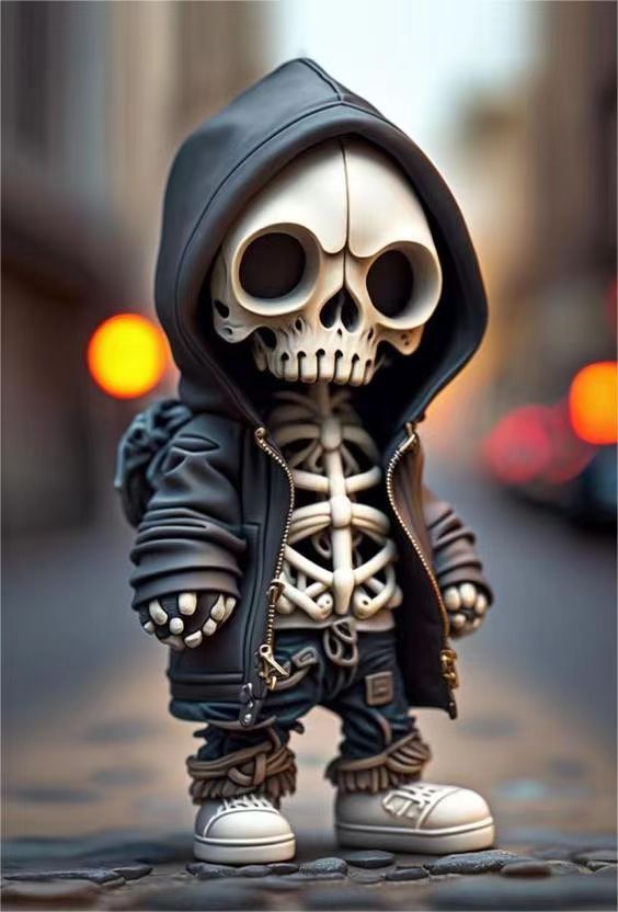 Halloween Cool Skeleton Figurines: The Perfect Decor for Any Spooky Celebration - SHAKLABS STORE