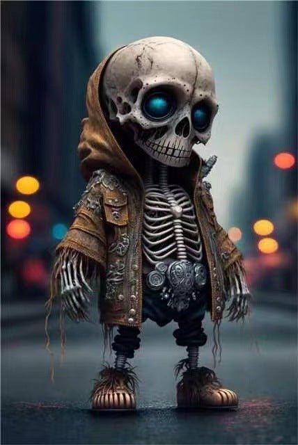 Halloween Cool Skeleton Figurines: The Perfect Decor for Any Spooky Celebration - SHAKLABS STORE