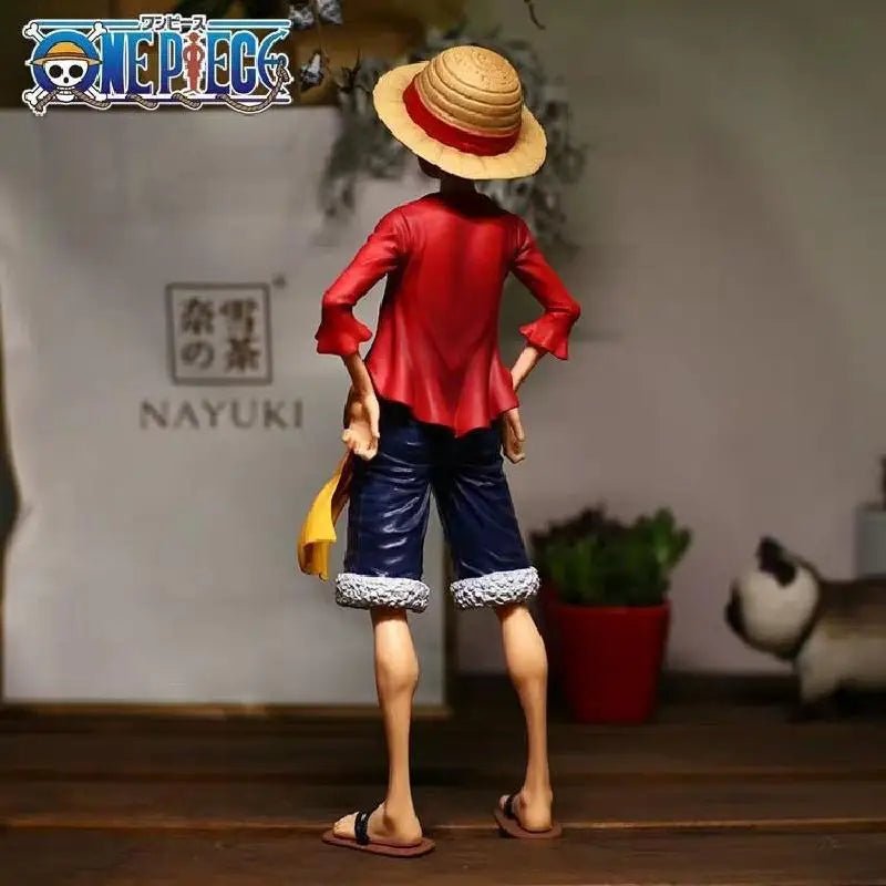 Hot 28cm One Piece Anime Figure Confident Smiley Luffy Three Form Face Changing Doll Action Figurine Model Toys Kits - SHAKLABS STORE