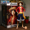 Hot 28cm One Piece Anime Figure Confident Smiley Luffy Three Form Face Changing Doll Action Figurine Model Toys Kits - SHAKLABS STORE