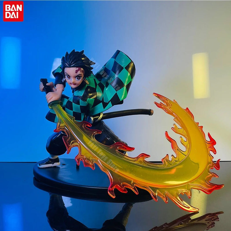 Hot Demon Slayer Anime Figure Tanjirou Agatsuma Zenitsu Kyoujurou Anime Model Action Figure PVC collection Toy for Kids Gift - SHAKLABS STORE