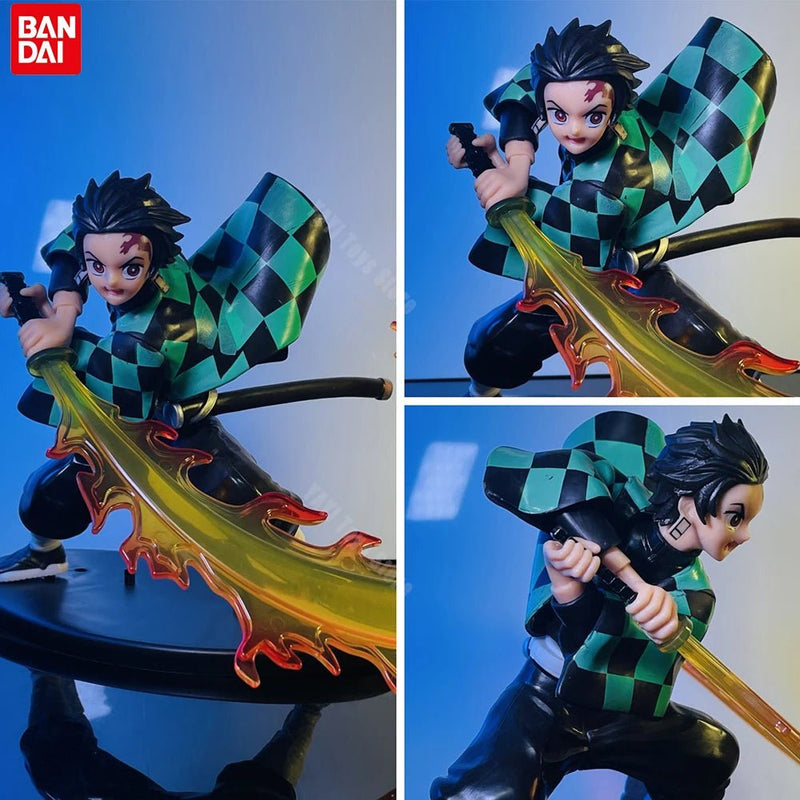 Hot Demon Slayer Anime Figure Tanjirou Agatsuma Zenitsu Kyoujurou Anime Model Action Figure PVC collection Toy for Kids Gift - SHAKLABS STORE