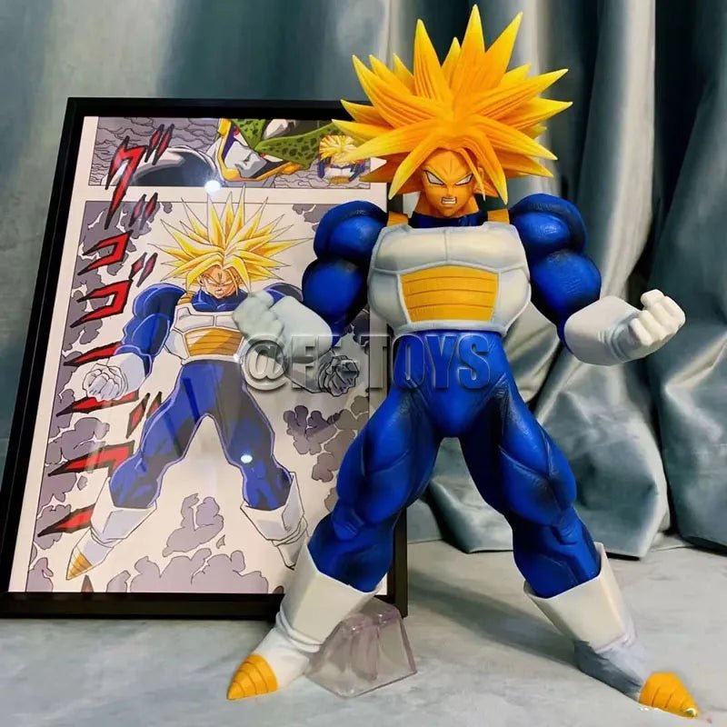 In Stock 25cm Anime Dragon Ball Z Super Trunks Action Figure PVC Super Saiyan Gotenk Figures Collection Model Toy For kids Gifts - SHAKLABS STORE