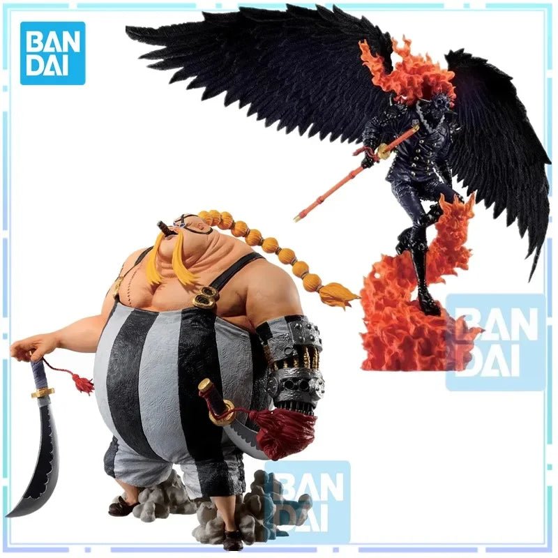 In Stock Bandai original Ichiban Kuji Anime ONE PIECE EX AB Reward Queen King Kaido Action Figures Collection Model Ornament Toy - SHAKLABS STORE