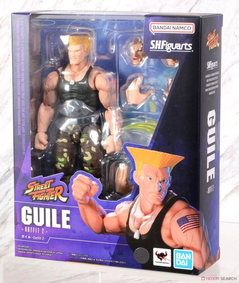 In Stock Bandai Shf Street Fighter Ryu Guile Chun Li Ourfit2 Anime Action Figure Doll Collection Model Toy Kid Birthday Gifts - SHAKLABS STORE