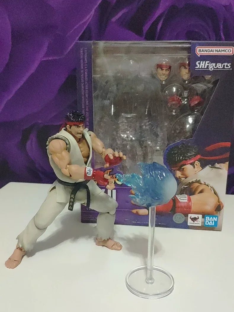 In Stock Bandai Shf Street Fighter Ryu Guile Chun Li Ourfit2 Anime Action Figure Doll Collection Model Toy Kid Birthday Gifts - SHAKLABS STORE