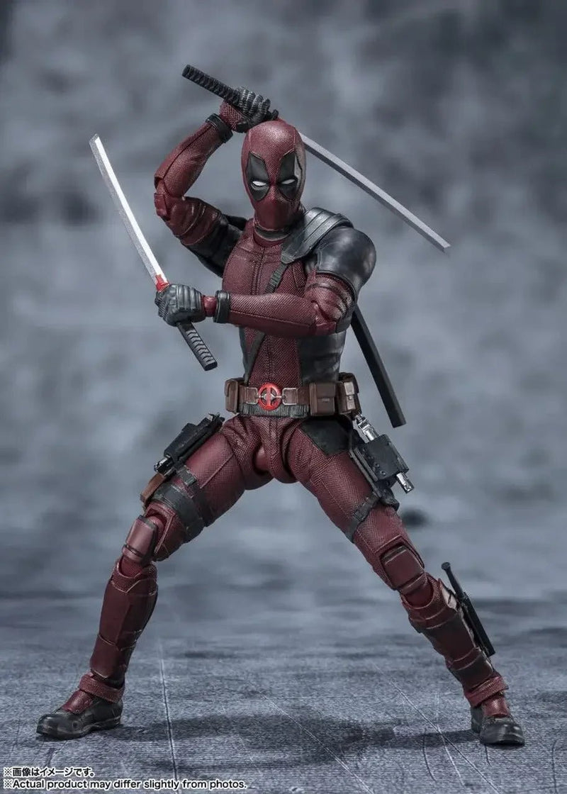 In Stock Bandai S.H.Figuarts Marvel Shf Deadpool 2 Deadpool Action Figure Collectible Toy Gift - SHAKLABS STORE