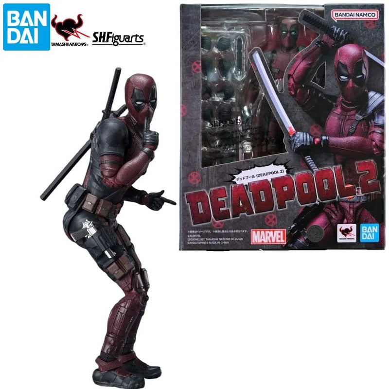 In Stock Bandai S.H.Figuarts Marvel Shf Deadpool 2 Deadpool Action Figure Collectible Toy Gift - SHAKLABS STORE