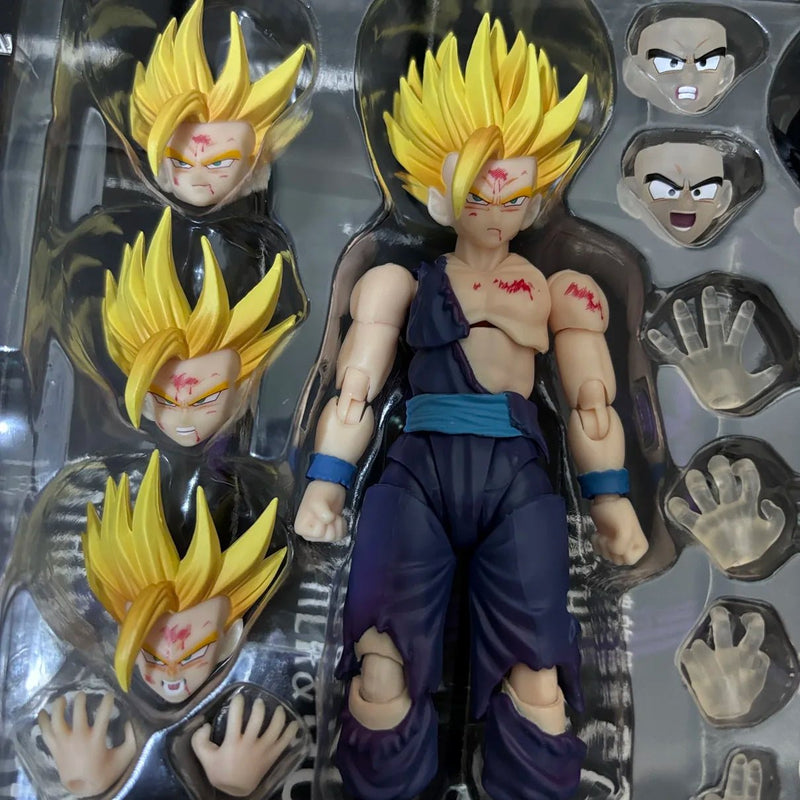 In Stock Dragon Ball Demoniacal Fit DF SHF Father and Son Set Goku Gohan Action Figure Toy Model Gift - SHAKLABS STORE