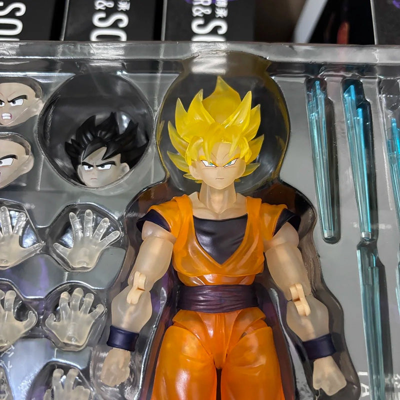 In Stock Dragon Ball Demoniacal Fit DF SHF Father and Son Set Goku Gohan Action Figure Toy Model Gift - SHAKLABS STORE