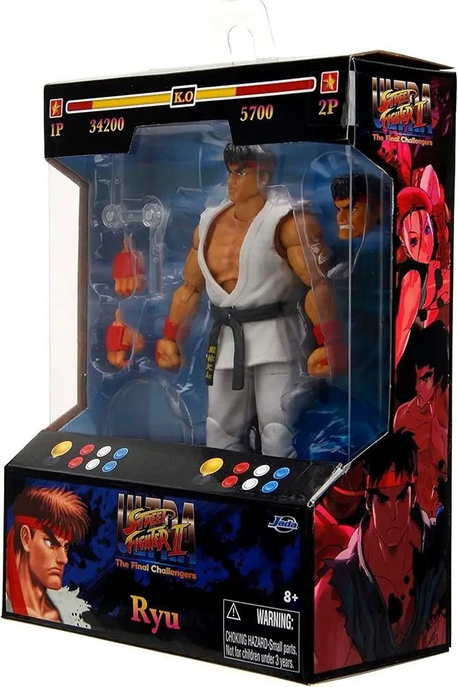 In Stock Jada Toys Ultra Street Fighter II M.Bison Dhalsim RYU Chun Li Fei Long Ken 6" Inch Action Figure Collectible Toy Gift - SHAKLABS STORE