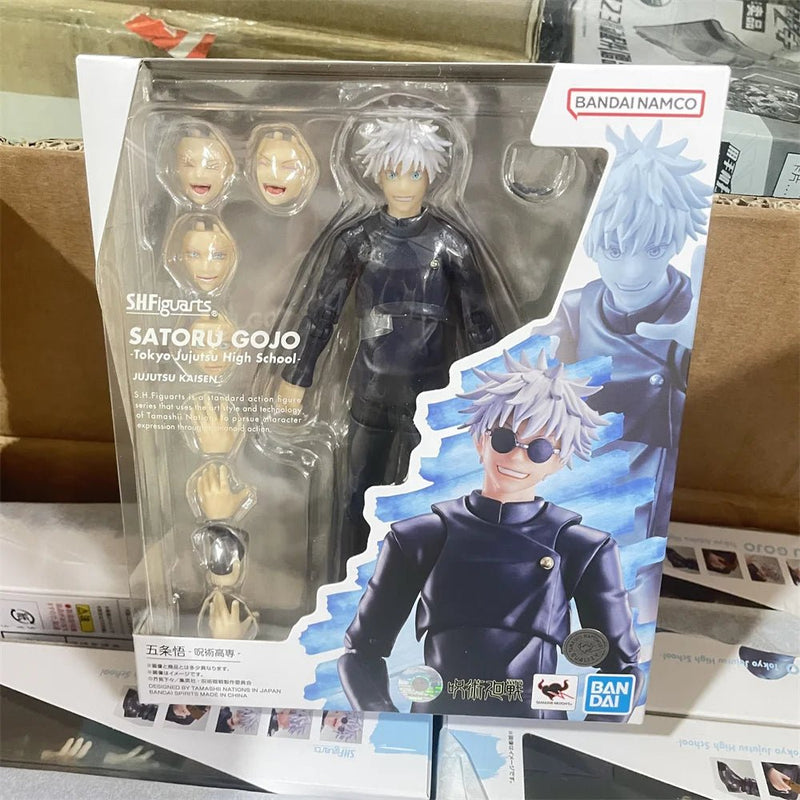 In Stock Original Anime Jujutsu Kaisen S.H.Figuarts SATORU GOJO - Jujutsu Technical High School PVC Bandai Action Figure Toys - SHAKLABS STORE