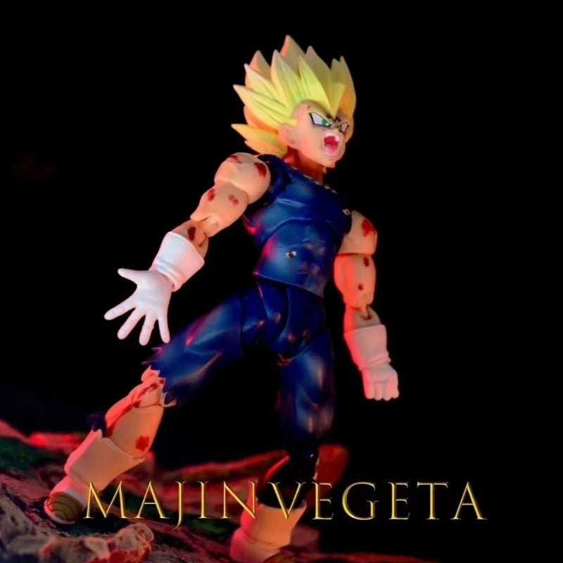 In Stock Tonsenarttoys S.H.Figuarts SHF Dragon Ball Indomitable Fighter Majin Vegeta 02A Anime Action Figure Model Accessories - SHAKLABS STORE