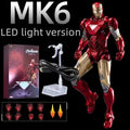 Iron Man Action Figure with Suit - Up Gantry LED Light | Highly Detailed and Articulated Action Figure - SHAKLABS STORE