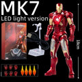 Iron Man Action Figure with Suit - Up Gantry LED Light | Highly Detailed and Articulated Action Figure - SHAKLABS STORE