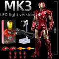 Iron Man Action Figure with Suit - Up Gantry LED Light | Highly Detailed and Articulated Action Figure - SHAKLABS STORE