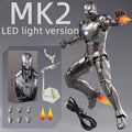 Iron Man Action Figure with Suit - Up Gantry LED Light | Highly Detailed and Articulated Action Figure - SHAKLABS STORE