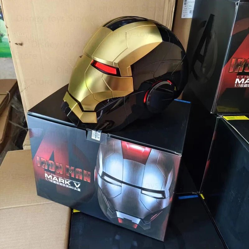 Iron Man Tony Helmet 1:1 - Electric Opening & Voice Control Wearable - SHAKLABS STORE