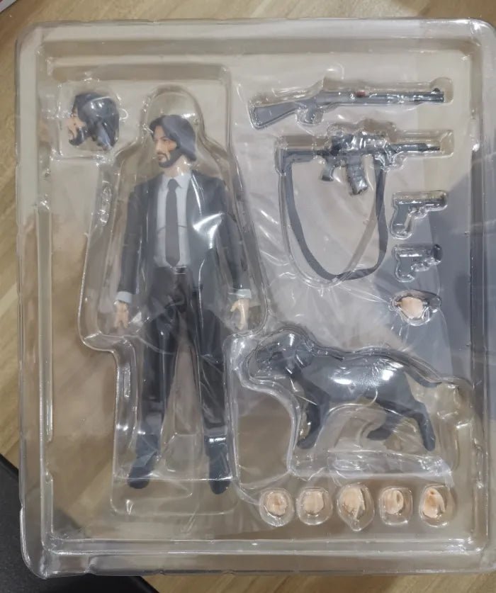 John Wick Action Figure with Dogs - 17cm - SHAKLABS STORE