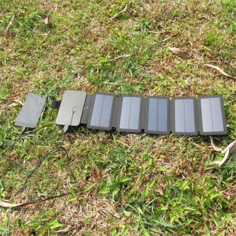 KERNUAP Sun Folding 10W Solar Cells Charger 5V 2.1A USB Output Devices Portable Solar Panels for Smartphones - SHAKLABS STORE