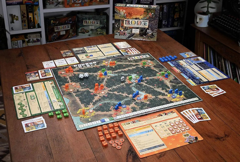 Leder Games - Root: A Game of Woodland Might & Right - Board Game The Clockwork Expansion & The Underworld Expansion - SHAKLABS STORE