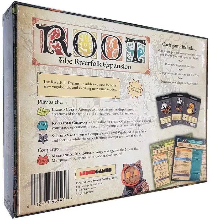 Leder Games - Root: A Game of Woodland Might & Right - Board Game The Clockwork Expansion & The Underworld Expansion - SHAKLABS STORE