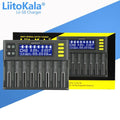 LiitoKala Lii - PL2 Battery Charger: Intelligent 4 - Slot Charger for 18650, 26650, 21700, AA, AAA Batteries - SHAKLABS STORE