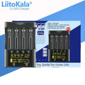 LiitoKala Lii - PL2 Battery Charger: Intelligent 4 - Slot Charger for 18650, 26650, 21700, AA, AAA Batteries - SHAKLABS STORE