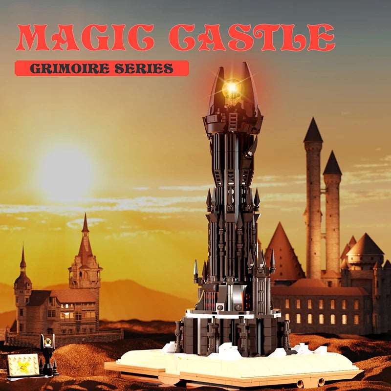 Lord Rings Sauron Eye Building Blocks with Led Light Assemble Brick Collection - SHAKLABS STORE