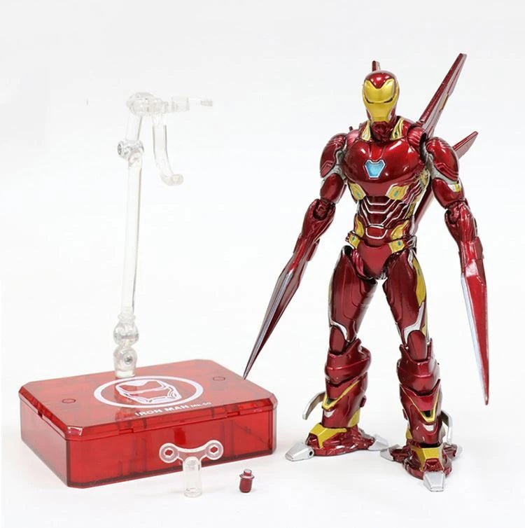 Marvel Iron Man MK50 SHFiguarts Marvel legend Nano Metal KAIYODO YAMAGUCHI Tony Stark Action Figure Model Toys Collection Gift - SHAKLABS STORE