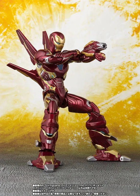 Marvel Iron Man MK50 SHFiguarts Marvel legend Nano Metal KAIYODO YAMAGUCHI Tony Stark Action Figure Model Toys Collection Gift - SHAKLABS STORE