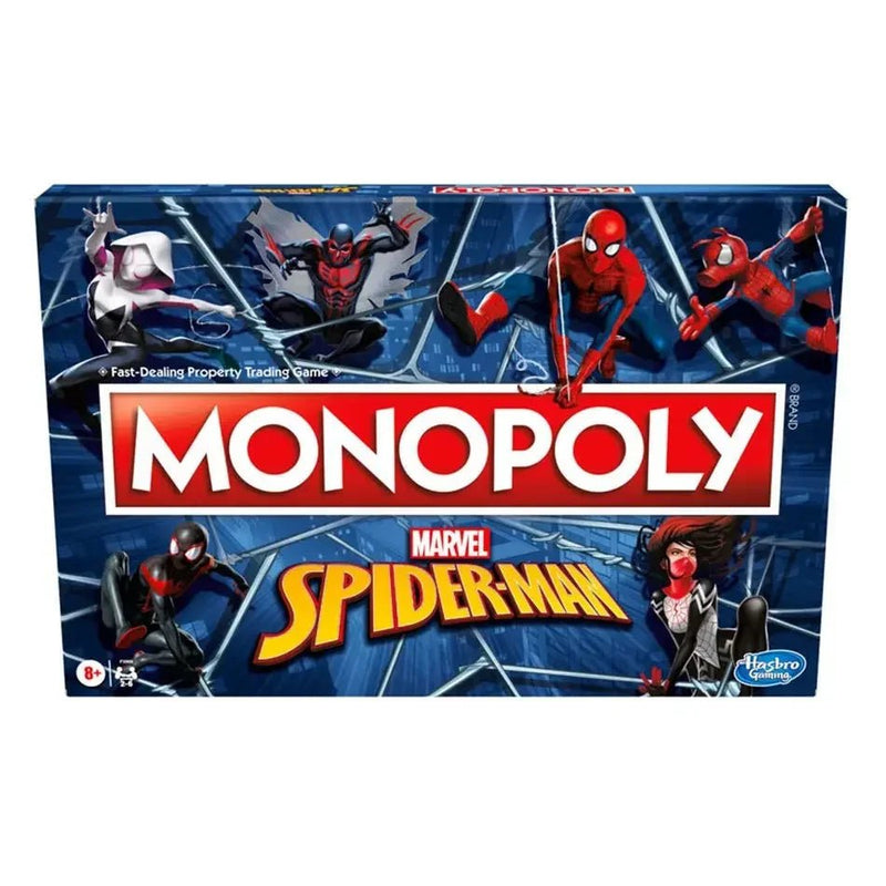 Marverl Spiderman Monopoly Board Game Favorite Of Kids Real Estate Tycoon Series Children Toys Christmas Birthday Gift For Kids - SHAKLABS STORE