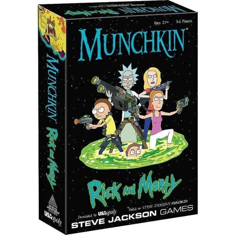 MUNCHKIN Rick And Morty Adult Swim Officially Licensed Card Board Game - SHAKLABS STORE