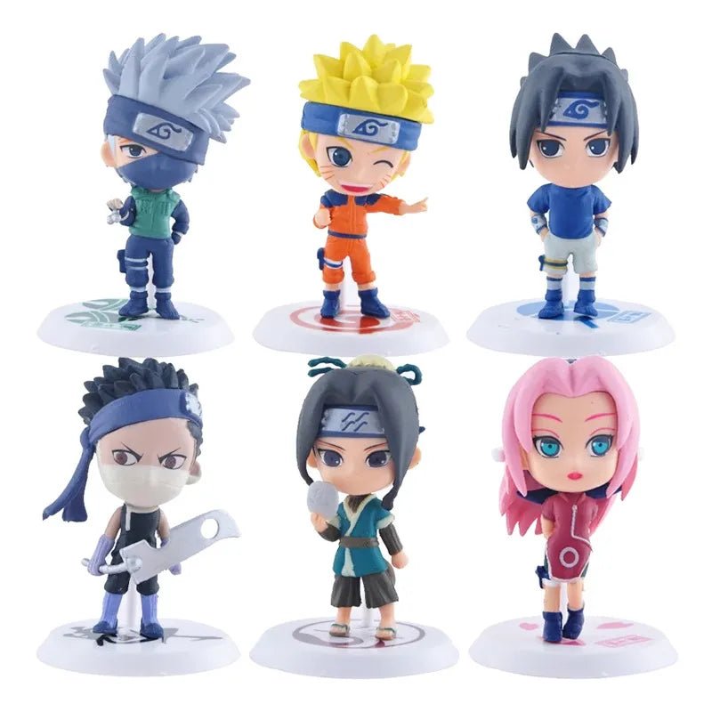 NARUTO 7 - 8cm Sasuke Gaara Uchiha Madara Mini Figures - SHAKLABS STORE