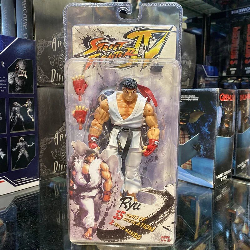 NECA 7inch Street Fighter Ryu Ken Gulie Akuma Chunli Movable Figure Japan Game Derivatives Action Figure Collectible Model Toys - SHAKLABS STORE