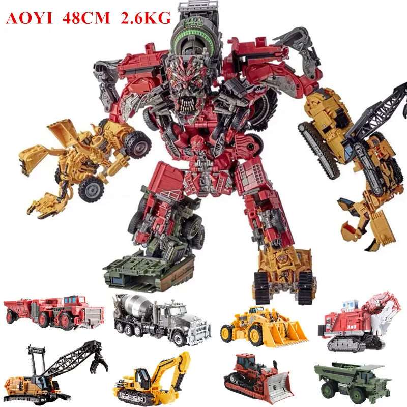 NEW 8 IN 1 Devastator Transformers Movie Toys Anime Action Figure (48cm) - SHAKLABS STORE