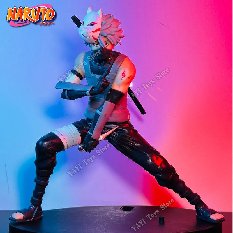 New Naruto Anime Figure 18cm Hatake Kakashi PVC Action Figure Model Doll car Ornaments Collections Toy Gifts - SHAKLABS STORE