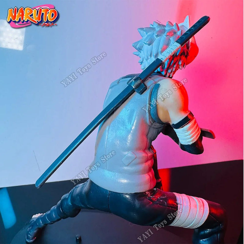 New Naruto Anime Figure 18cm Hatake Kakashi PVC Action Figure Model Doll car Ornaments Collections Toy Gifts - SHAKLABS STORE