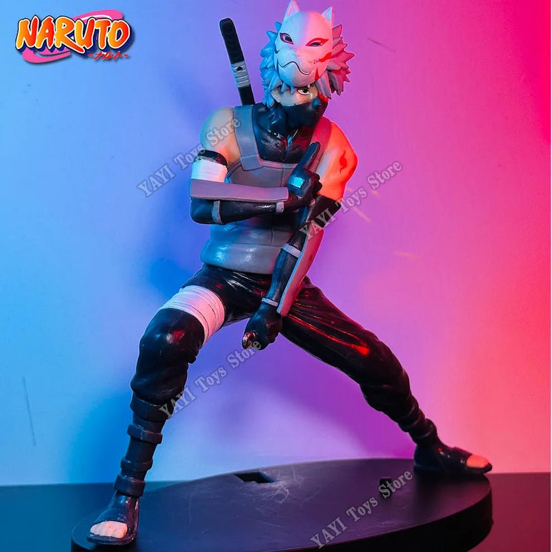 New Naruto Anime Figure 18cm Hatake Kakashi PVC Action Figure Model Doll car Ornaments Collections Toy Gifts - SHAKLABS STORE