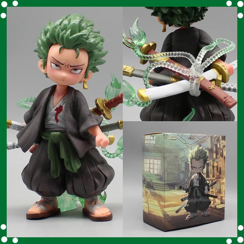 One Piece Anime Figure Gk Roronoa Zoro Q Version Zoro Action Figure Two Years Later Model Statue Peripheral Toys Gift Pvc 14.5cm - SHAKLABS STORE