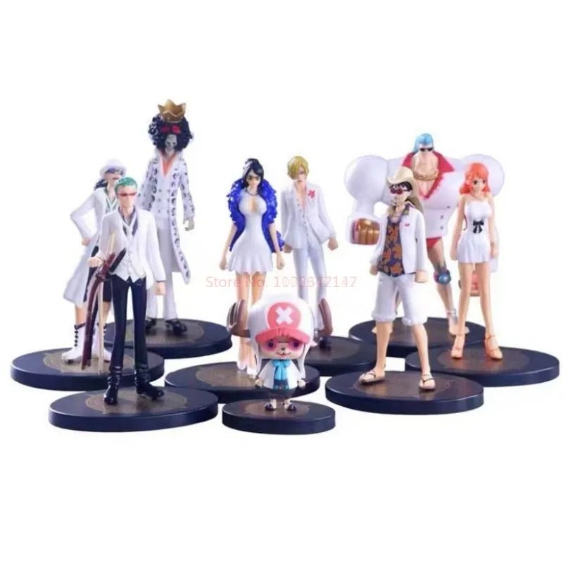 One Piece Anime Figure Set - Luffy, Zoro, Sanji, Nami, Brook - SHAKLABS STORE