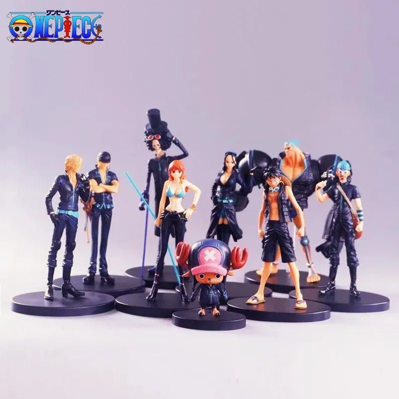 One Piece Anime Figure Set - Luffy, Zoro, Sanji, Nami, Brook - SHAKLABS STORE