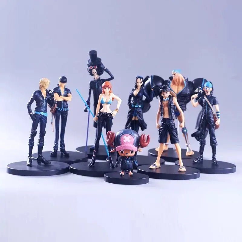 One Piece Anime Figure Set - Luffy, Zoro, Sanji, Nami, Brook - SHAKLABS STORE