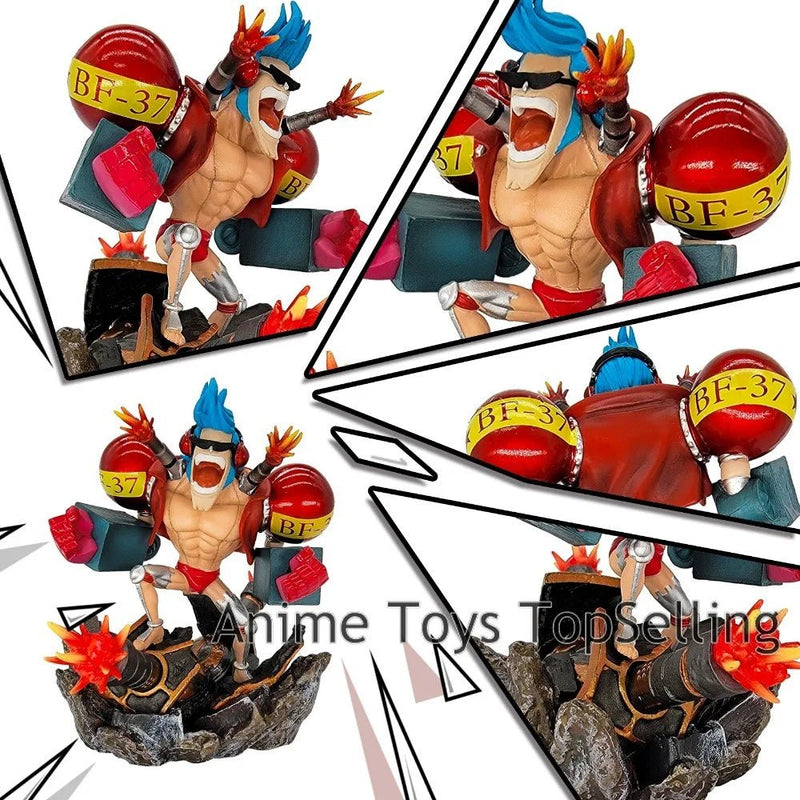 One Piece Franky Anime Figure - 13cm PVC Model Toy - SHAKLABS STORE