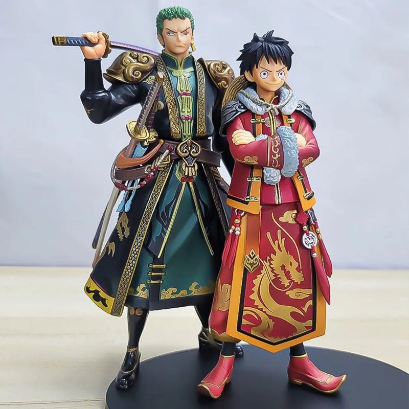 One Piece Zoro & Luffy PVC Statue - Chinese Style - SHAKLABS STORE